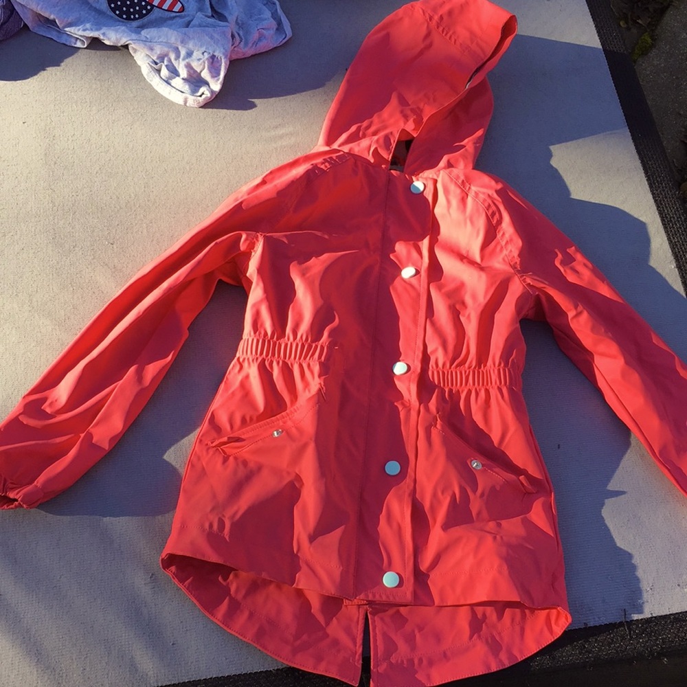 Girls Pink RainCoat